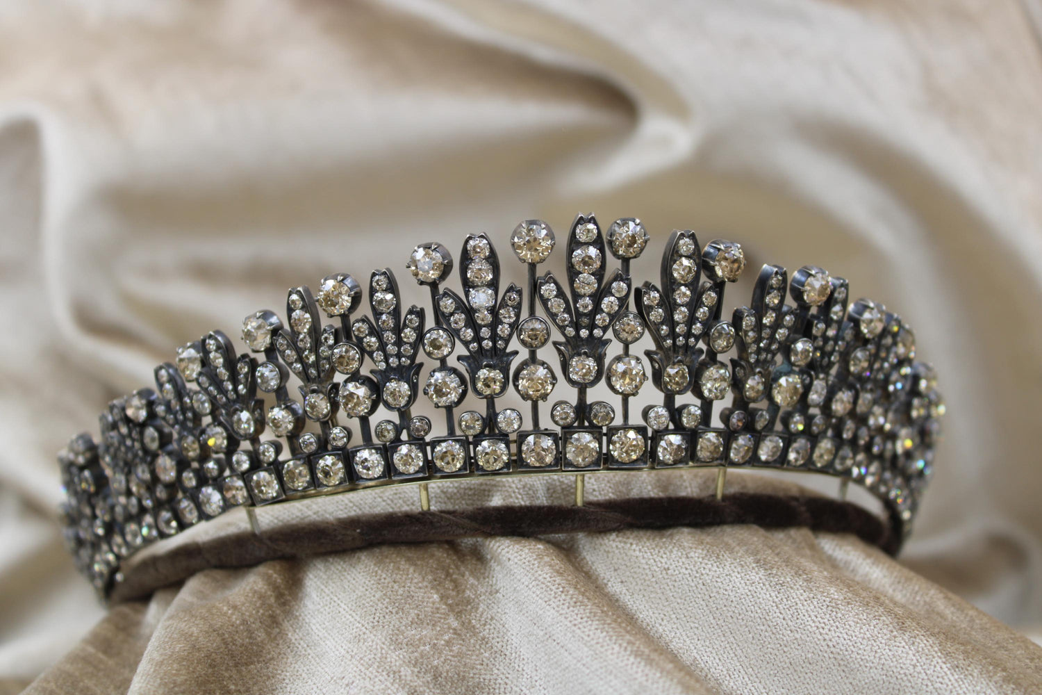 A superb Antique, Kokoshnik, Diamond Tiara - Necklace, plausibly Austro-Hungarian, Late 19th Century - Robin Haydock Antiques