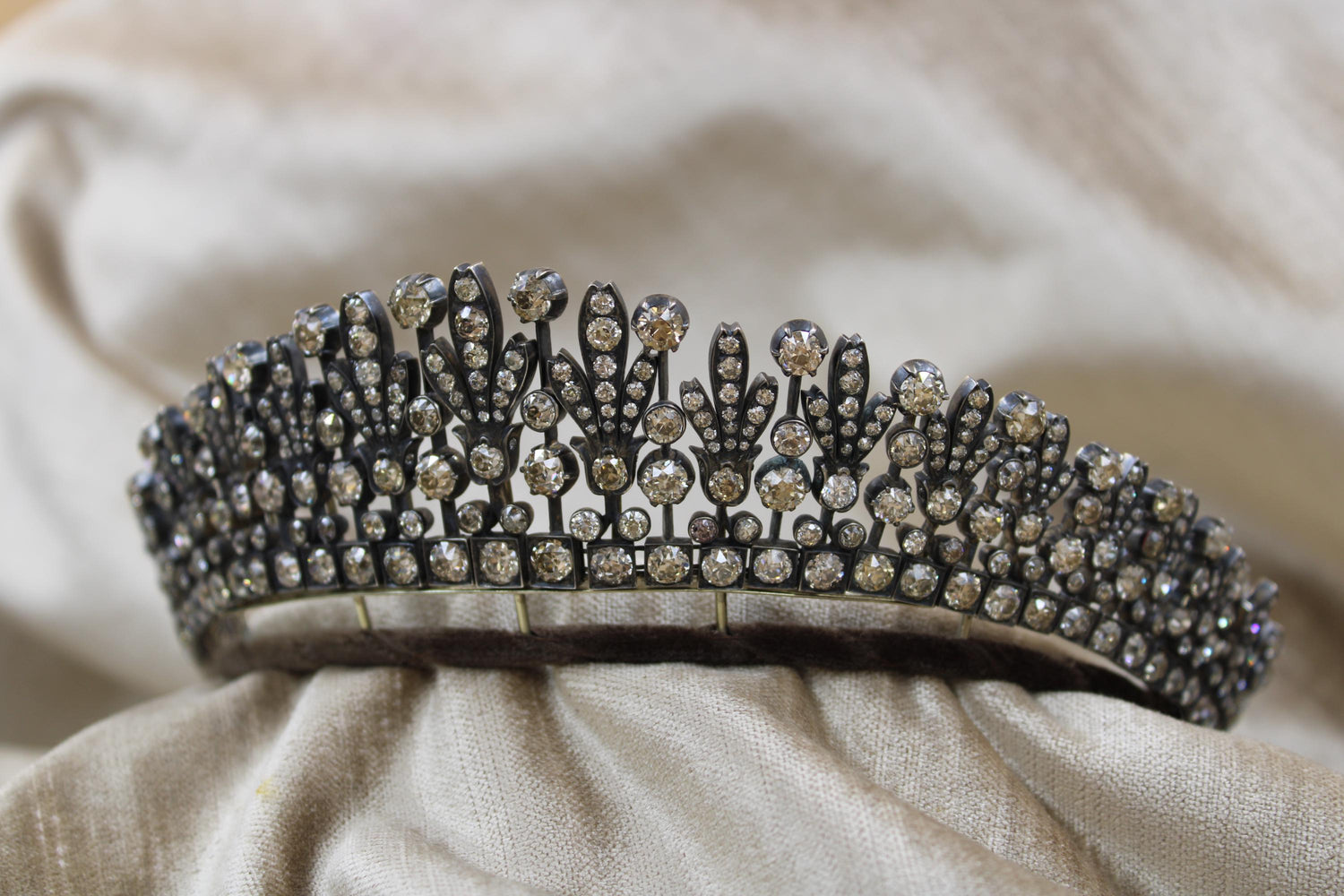 A superb Antique, Kokoshnik, Diamond Tiara - Necklace, plausibly Austro-Hungarian, Late 19th Century - Robin Haydock Antiques
