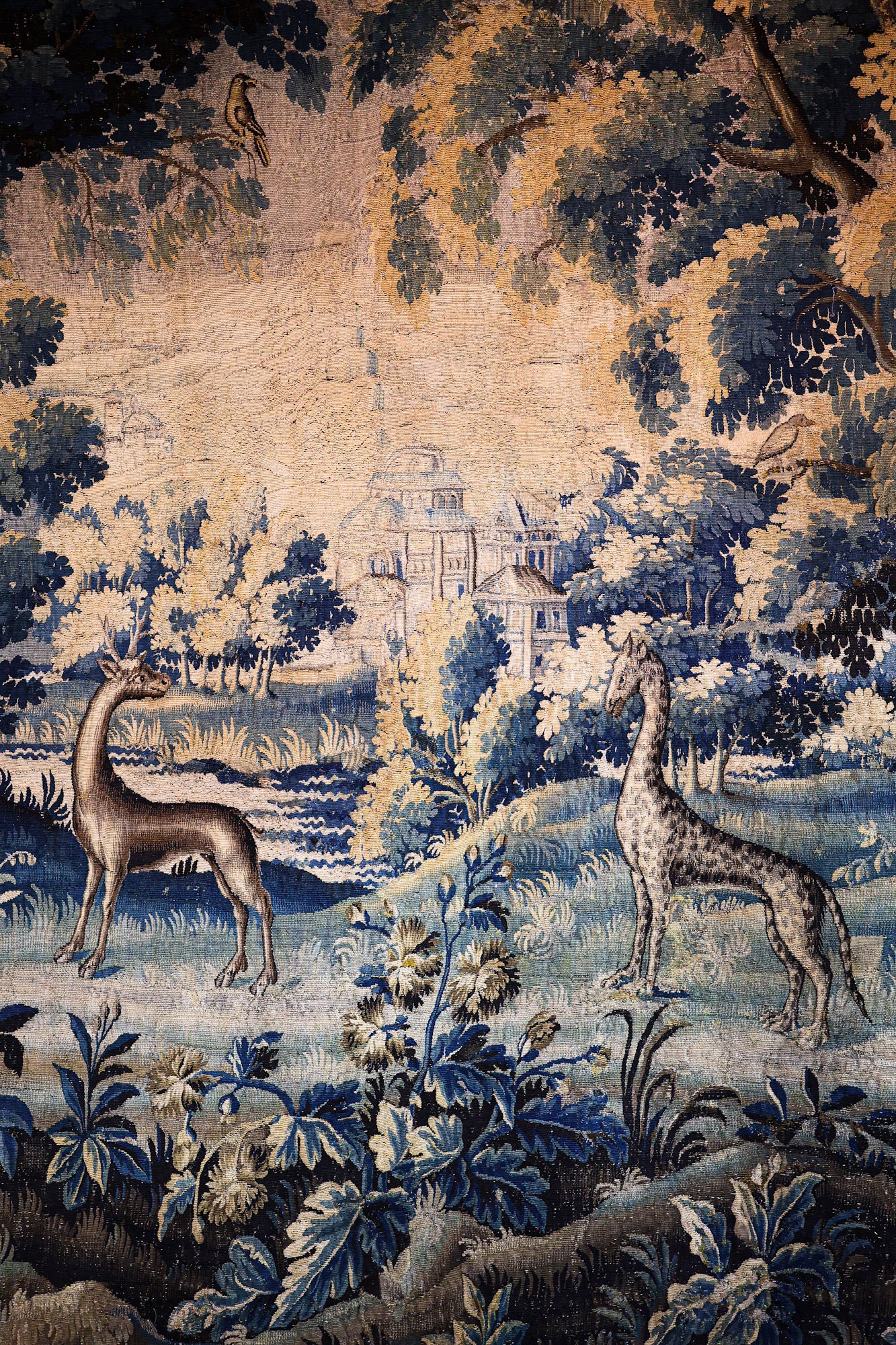 Antique Fine-Woven Silk & Wool Flemish Tapestry Panel, Circa 1660-1700 - Robin Haydock Antiques