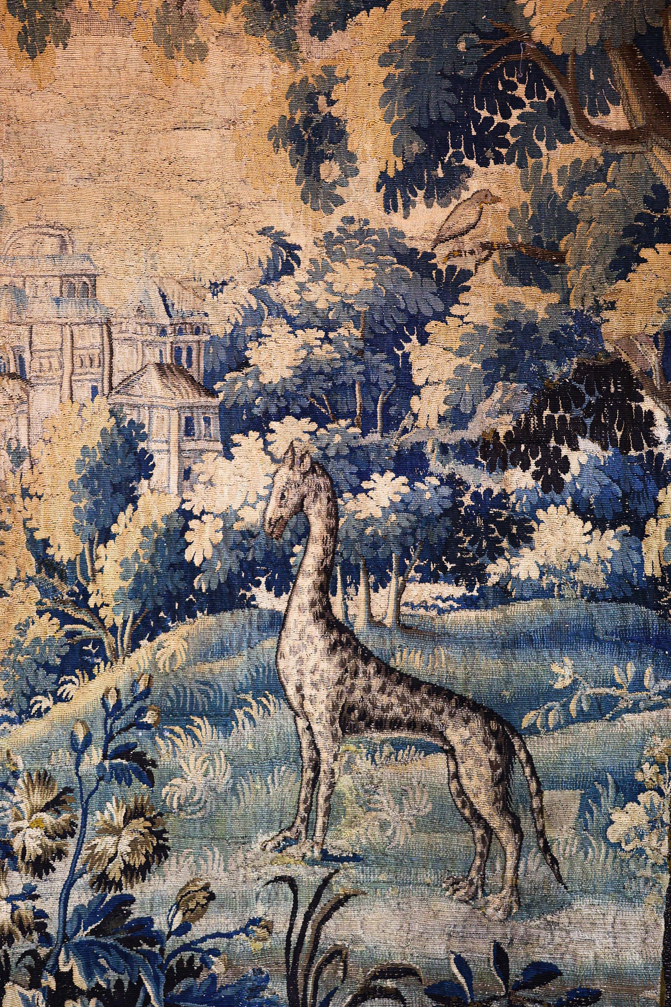 Antique Fine-Woven Silk & Wool Flemish Tapestry Panel, Circa 1660-1700 - Robin Haydock Antiques