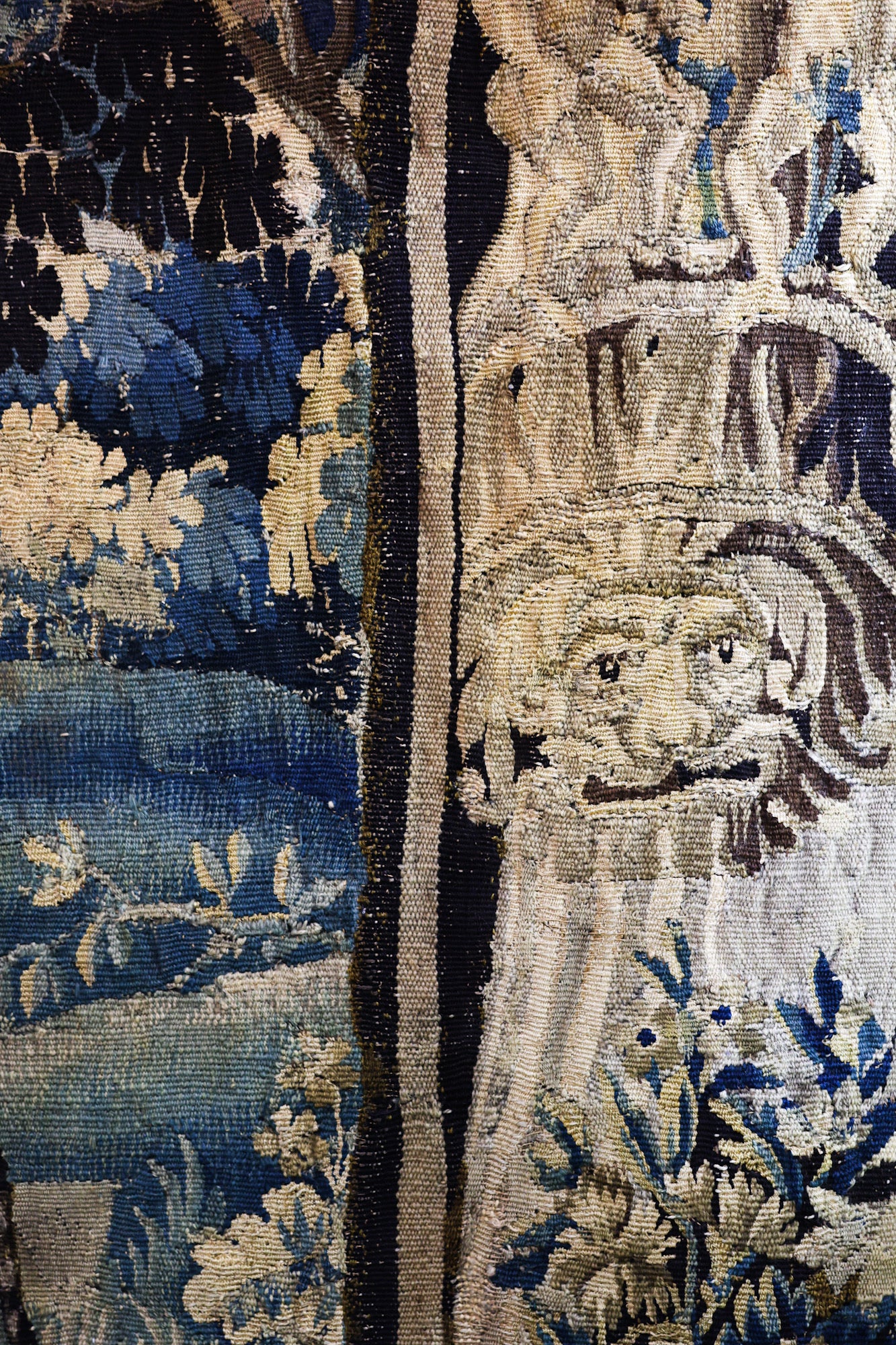 Antique Fine-Woven Silk & Wool Flemish Tapestry Panel, Circa 1660-1700 - Robin Haydock Antiques