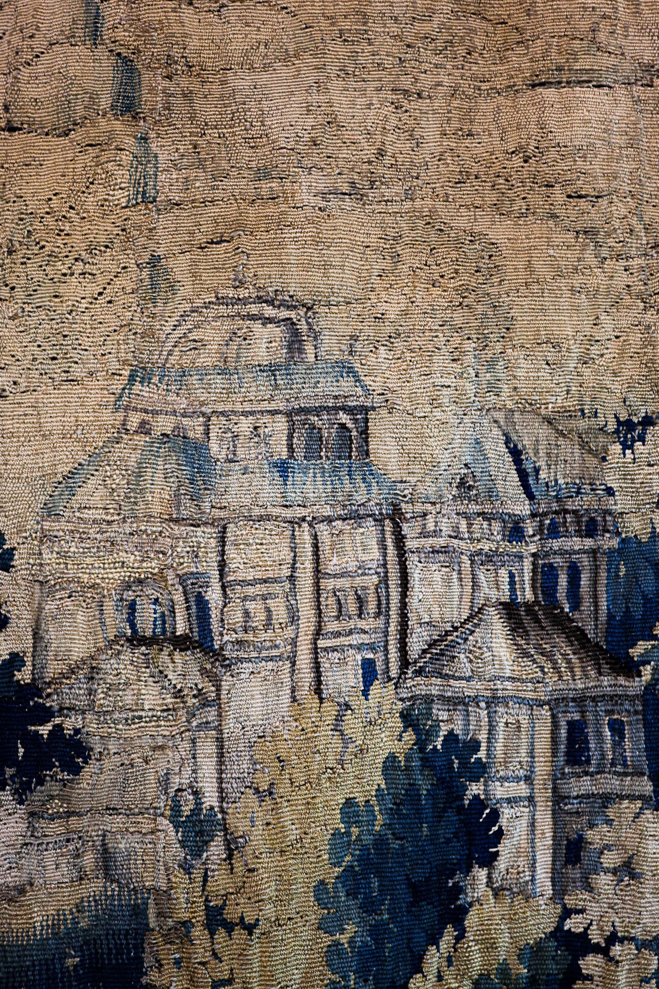 Antique Fine-Woven Silk & Wool Flemish Tapestry Panel, Circa 1660-1700 - Robin Haydock Antiques