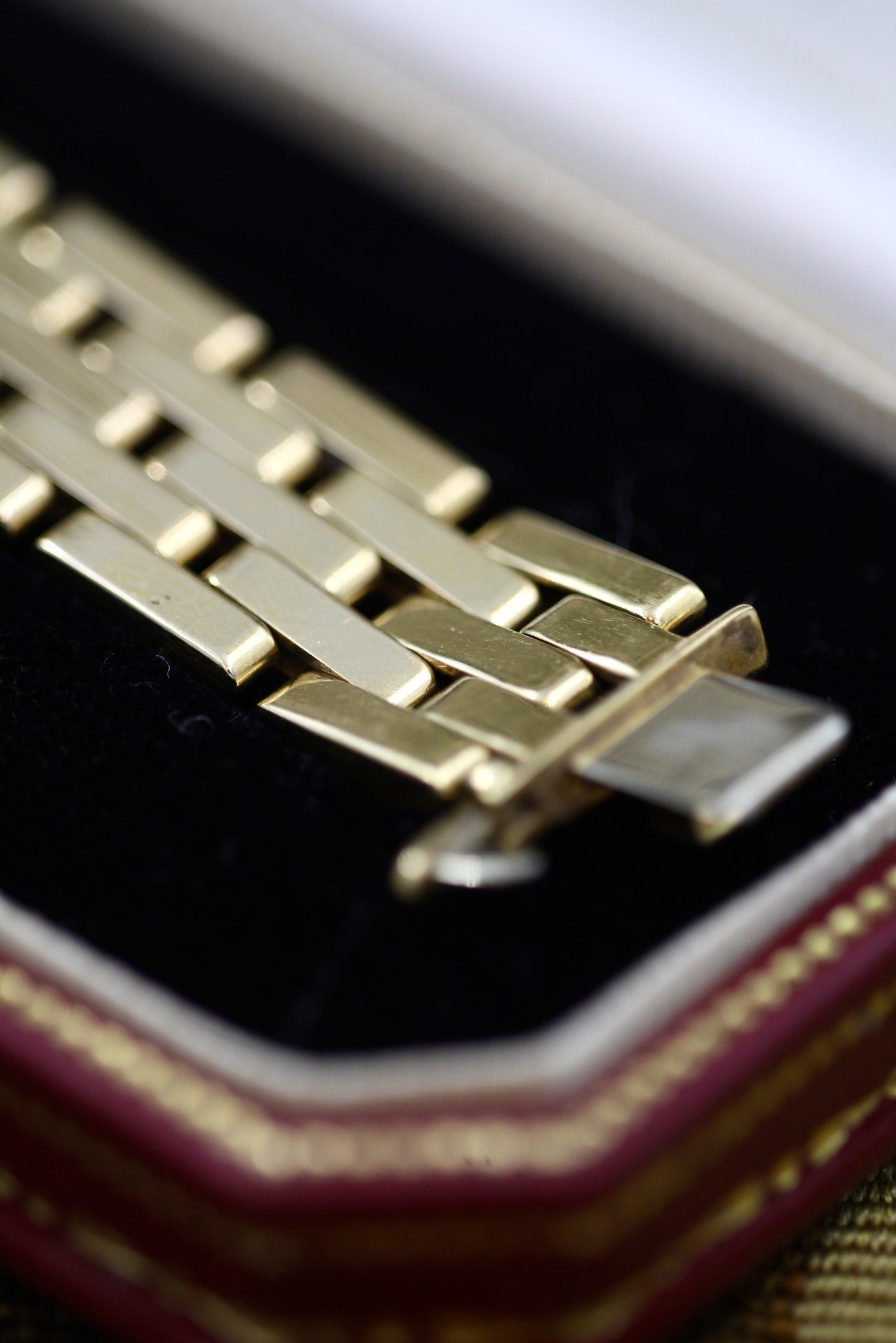 A very fine 18 Carat Cartier Gold Bracelet, Maillon Panthere", Circa 1990's - Robin Haydock Antiques