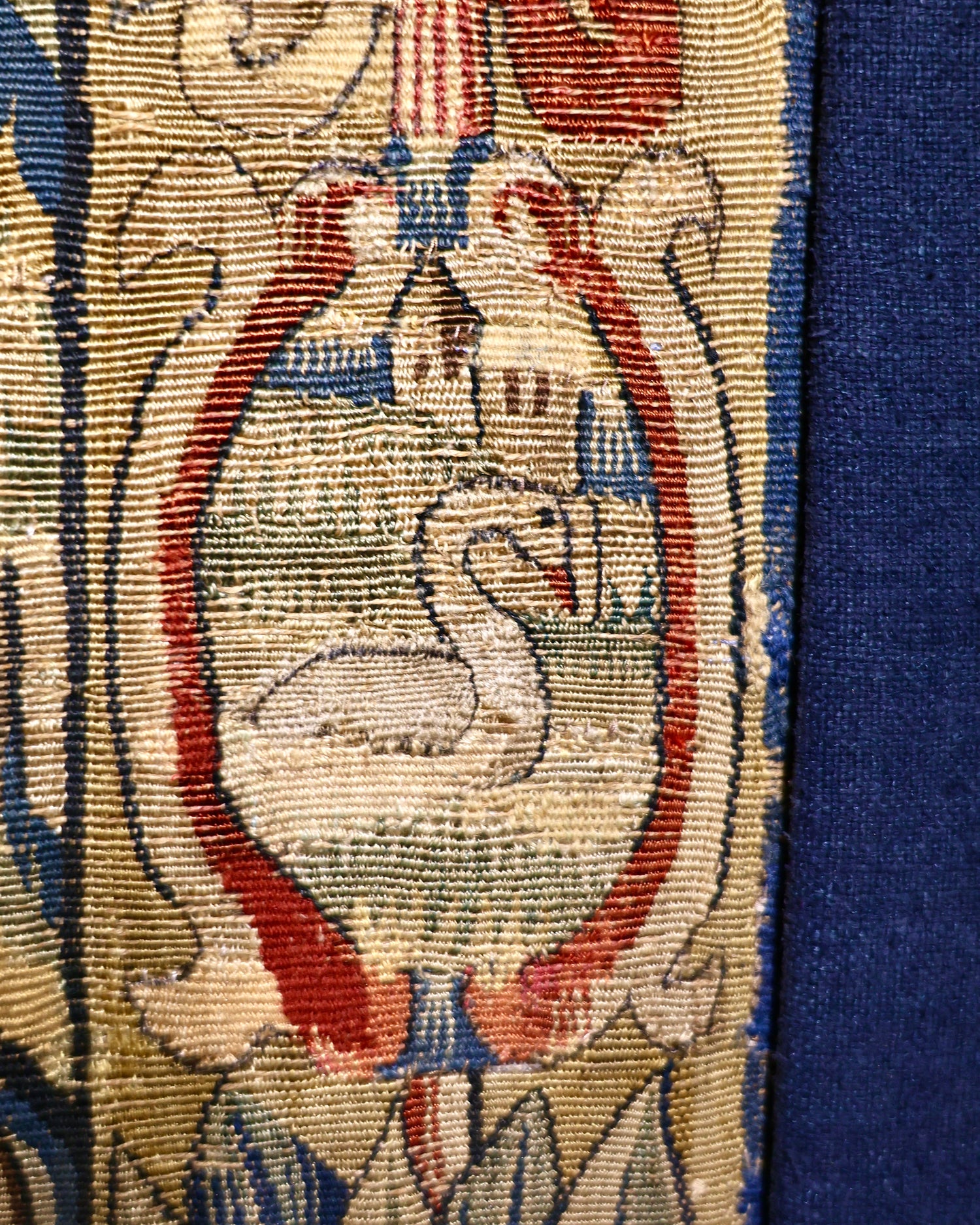 A very fine hand woven silk and wool English miniature Tapestry "The Good Samaritan",  attributed to Sheldon (see notes). English Circa 1580 - 1600 - Robin Haydock Antiques