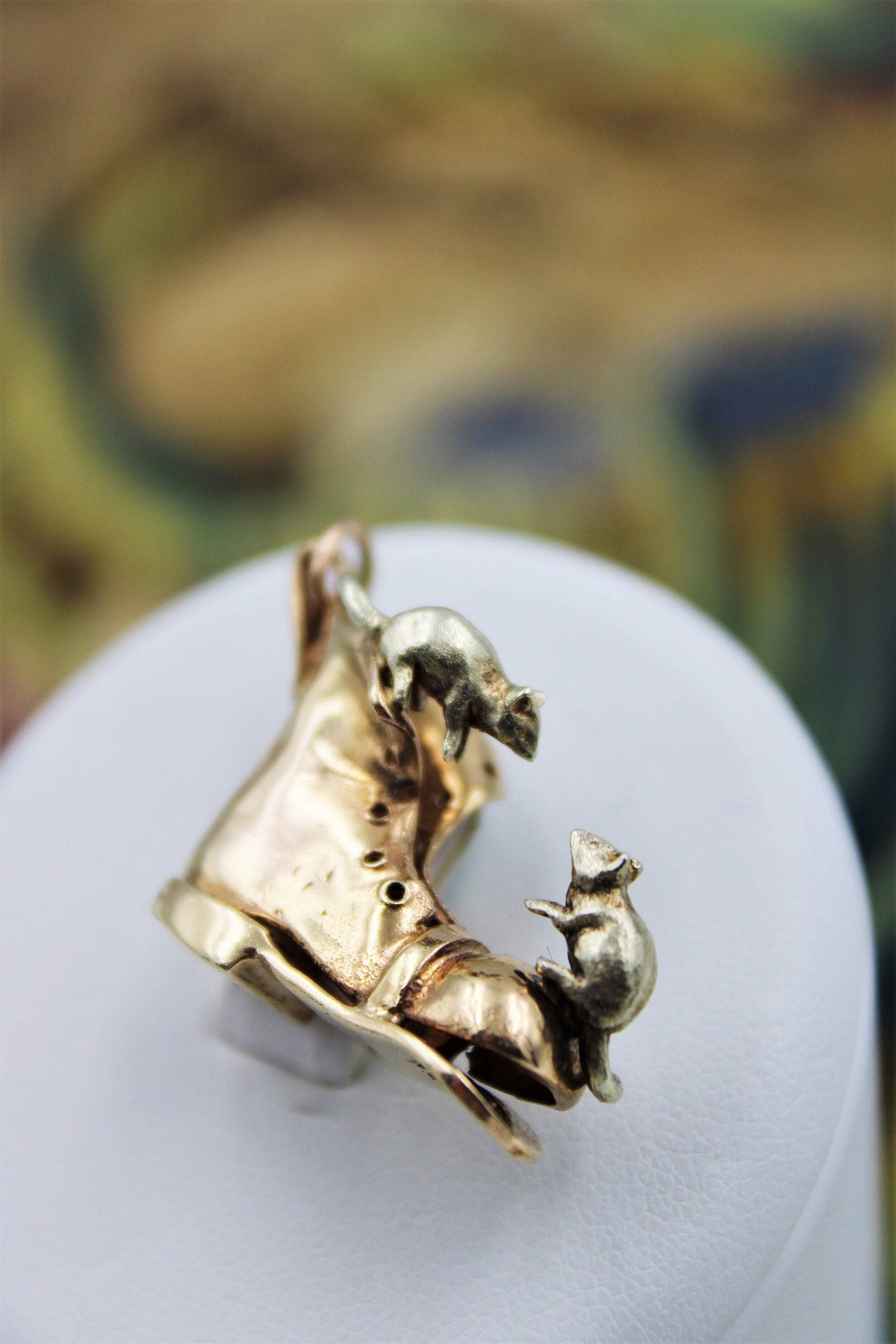A Delightful 9 Carat (marked) Yellow Gold "Boot" Charm, English, Circa 1905 - Robin Haydock Antiques