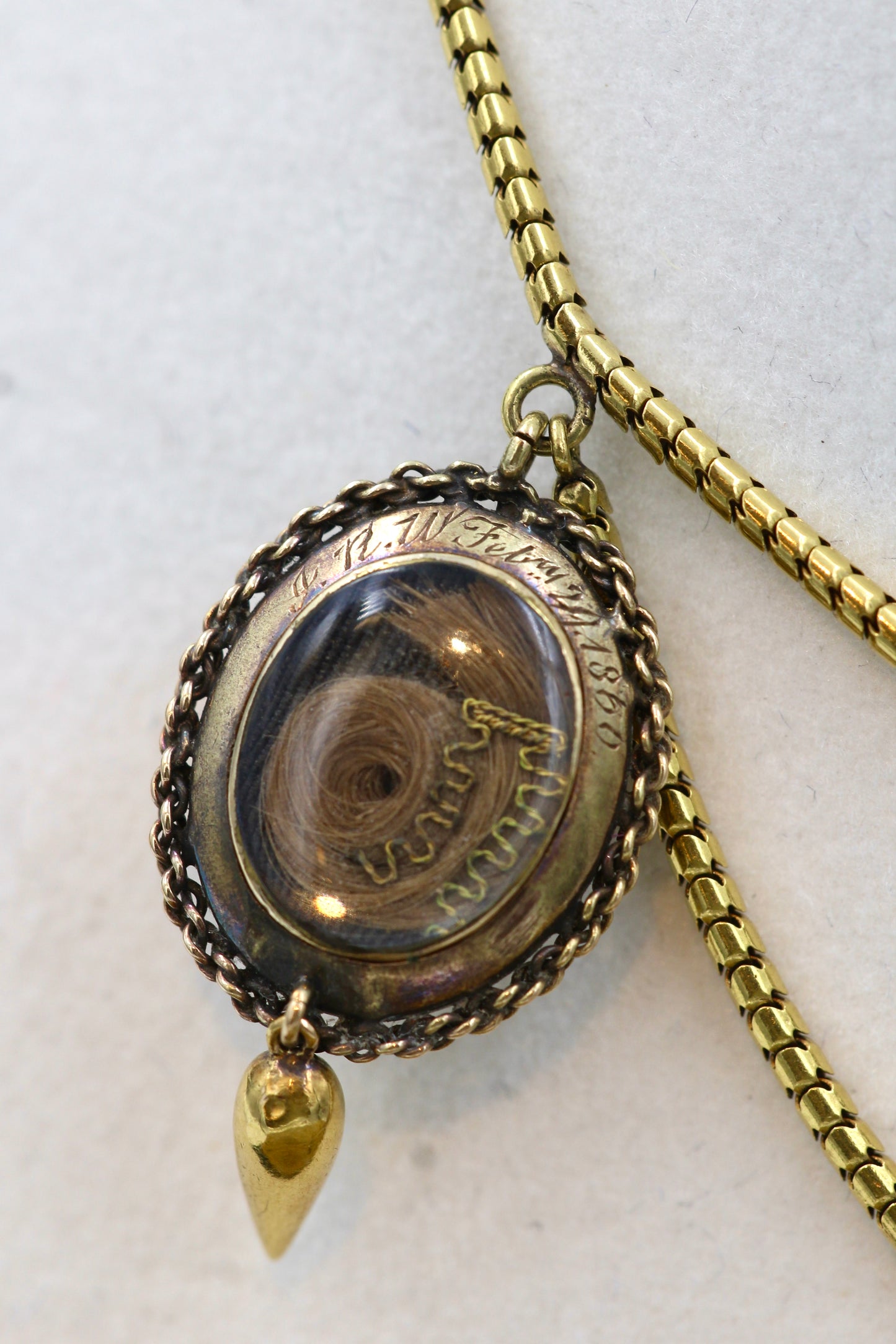 A very fine 15 carat (tested) Almandine Garnet Triple Pendant Necklace. Circa 25 February 1860 - Robin Haydock Antiques