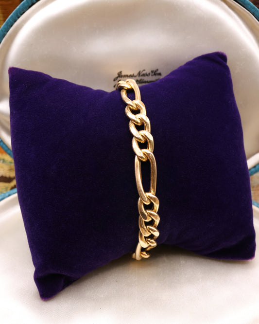An exquisite Italian 9ct yellow gold bracelet, circa 1990 - Robin Haydock Antique Jewellery