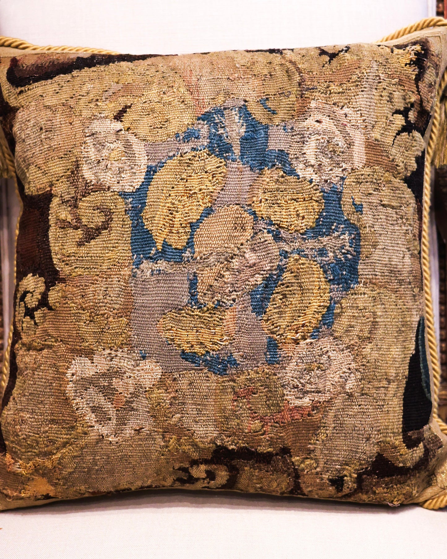 Flemish Tapestry Panel / Cushion. Circa 1660