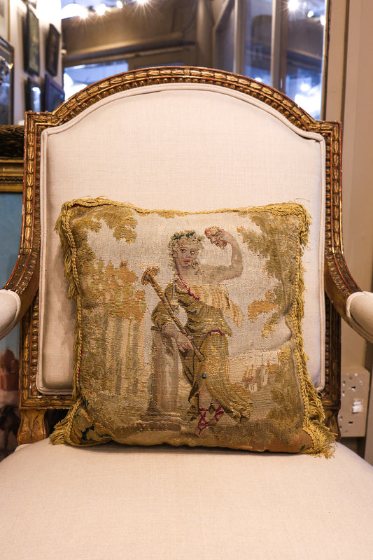 A very fine panel of Aubusson Tapestry of fine Hand Woven Silk and Wool - Robin Haydock Antiques